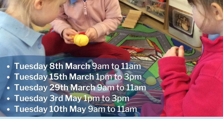 Free Stay & Play sessions at nursery